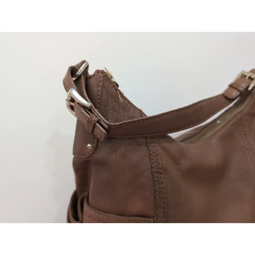 Michael Kors Tan/Carmel Leather Hobo Shoulder Bag